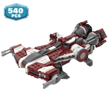

MOC Space Wars Cruiser Spaceship Defender-Class MOC Set Building Blocks Military Airship Model Constructor Bricks Toy for Boys