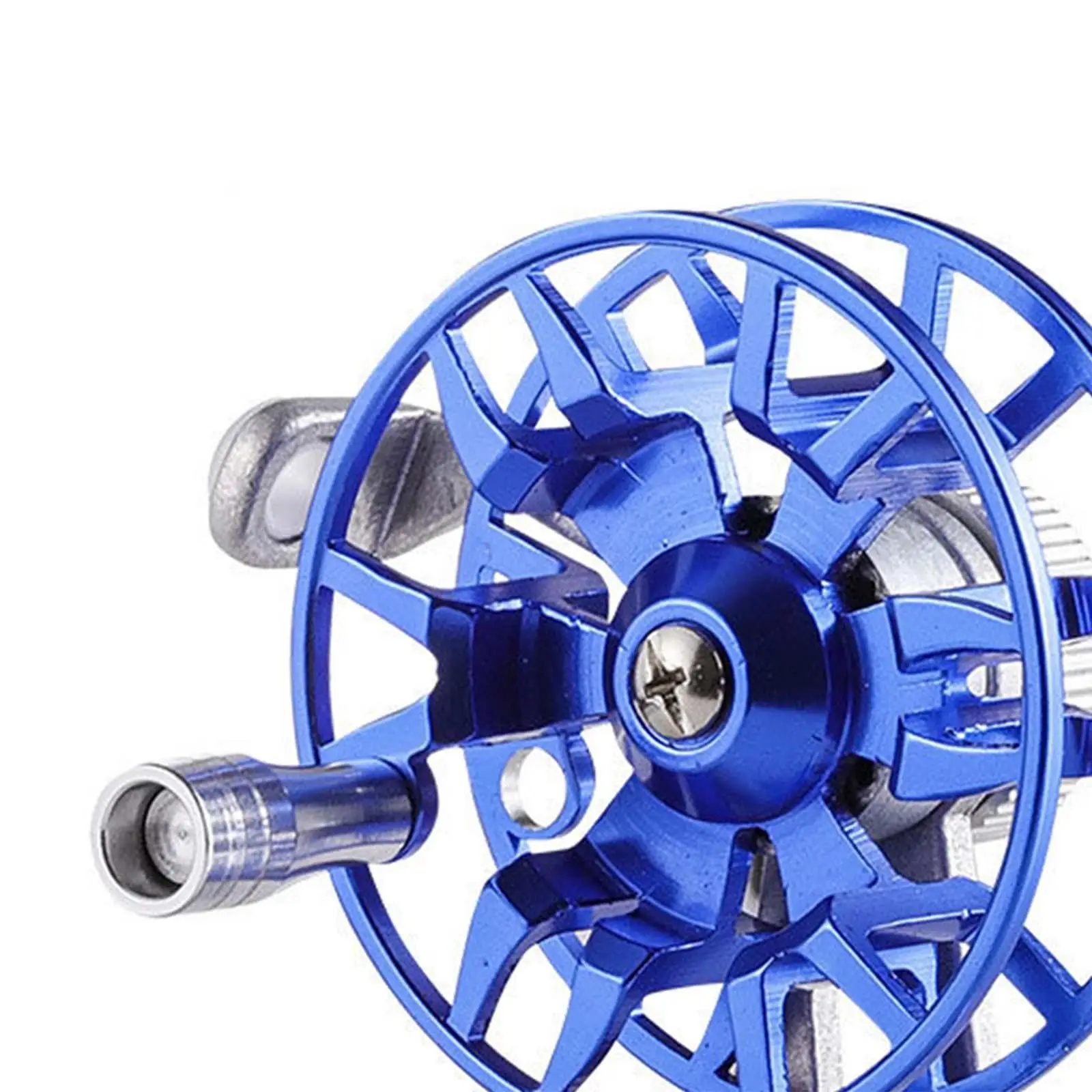 Ice Fishing Reel 53mm Line Wheel All Metal Gear Ratio 1:1 Fly Reel Tools