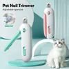 Pet Nail Clippers with Light for Dogs and Cats Rechargeable Easy and Safe Trimming with Precision Blades and LED Light 2
