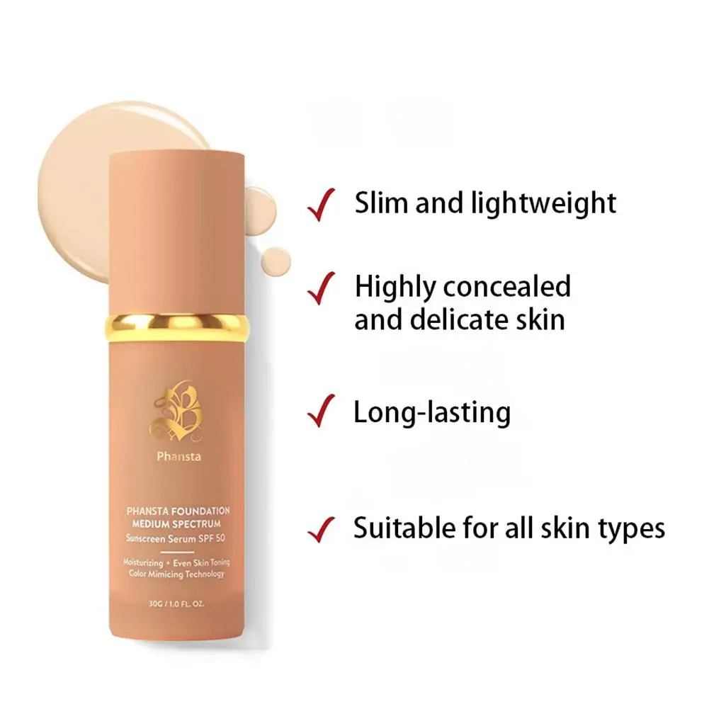 4 In 1 Bionic Color Changing Concealer Foundation Moisturizing Concealing Deep Nourishing Hide Blemish Cosmetics Women Makeup liquid foundation makeup cosmetics makeup cream