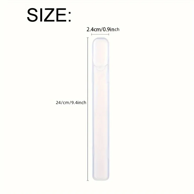 Clear Plastic Makeup Brush Organizers - Lightweight Travel Case with Freestanding Design & Secure,Portable Cosmetic Tool Holder 2