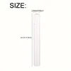 Clear Plastic Makeup Brush Organizers - Lightweight Travel Case with Freestanding Design & Secure,Portable Cosmetic Tool Holder 2