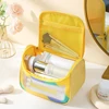 Waterproof Cosmetic Bag Portable Portable Cosmetic Storage Bag Large Capacity Transparent Wash Bag Travel Storage Bag 4