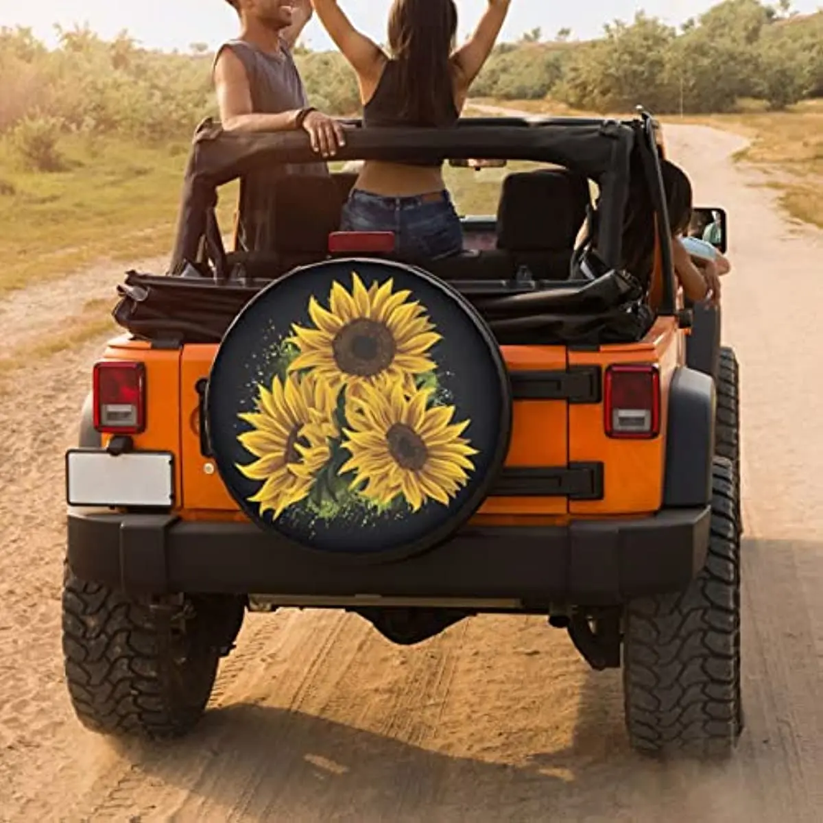 Foruidea Sunflower Spare Tire Cover Dust-Proof Wheel Tire Cover Accessories Fit  Trailer RV SUV and Many Vehicle 14 15 16 17 Inch AliExpress