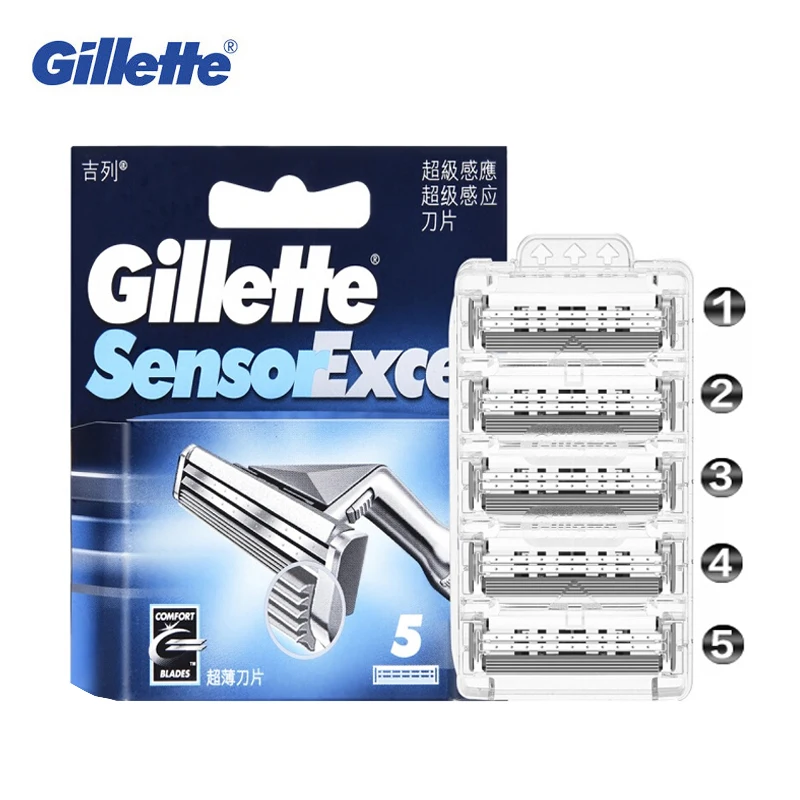 Gillette sensor excel razor blades shaving blades double layer replace