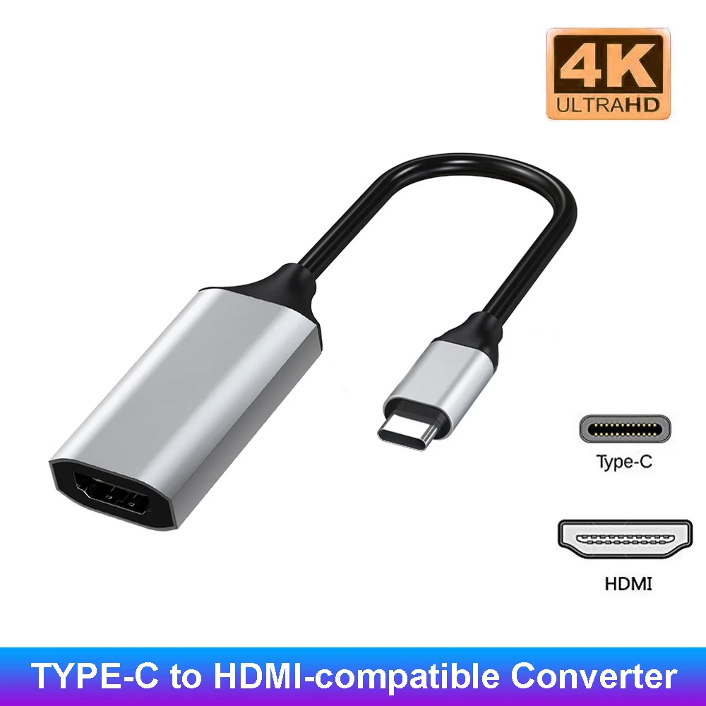 Type C to HDMI compatible Cable USB C to HD MI Converter HD 4K USB 3.1 HDTV Cable Adapter for MacBook Chromebook Samsung Xiaomi, ,   - AliExpress