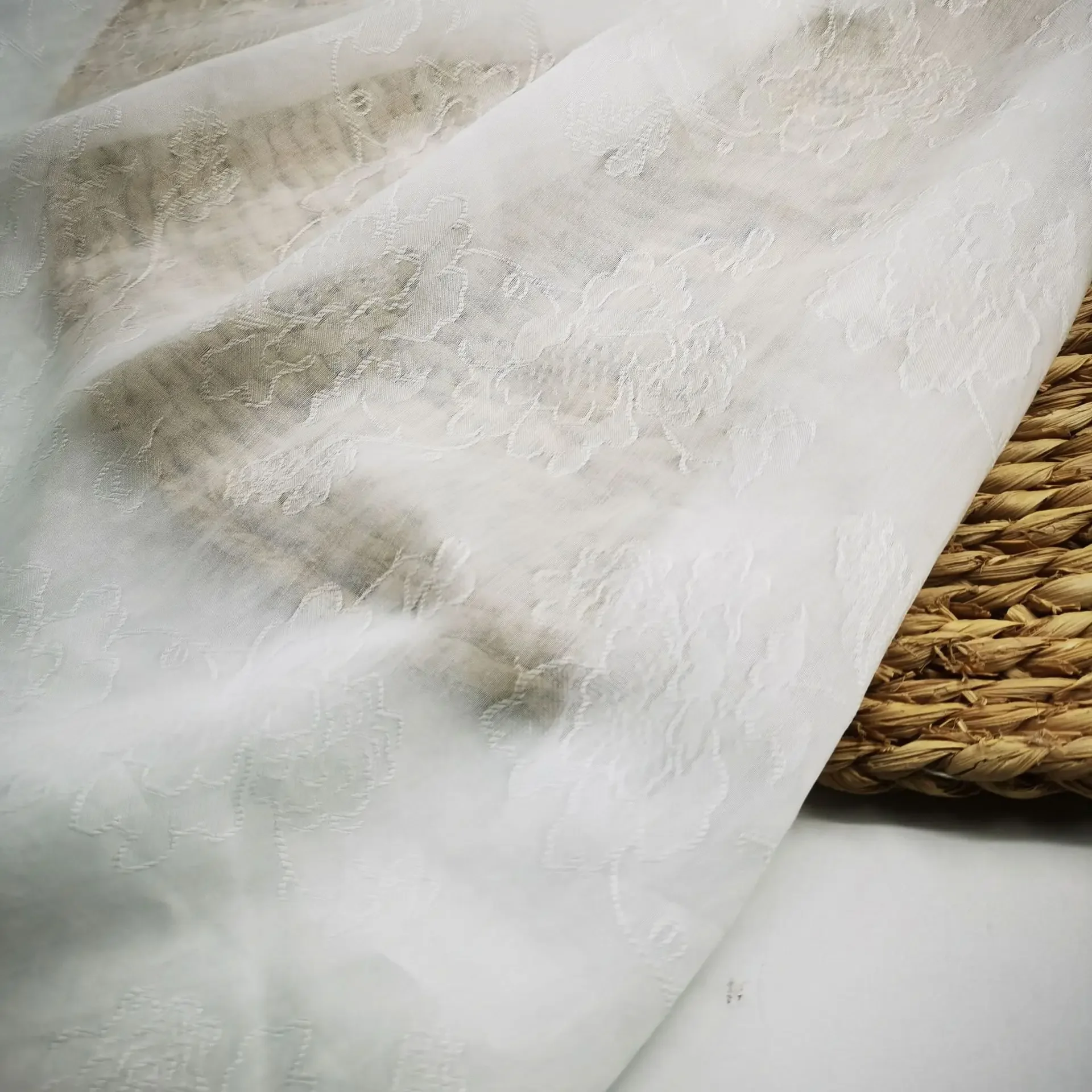 Daytime Silk Brocade Fabric ZP12-L25 for Spring Summer Fashion Shirts And Dresses Hanfu Material Lightweight Breathable