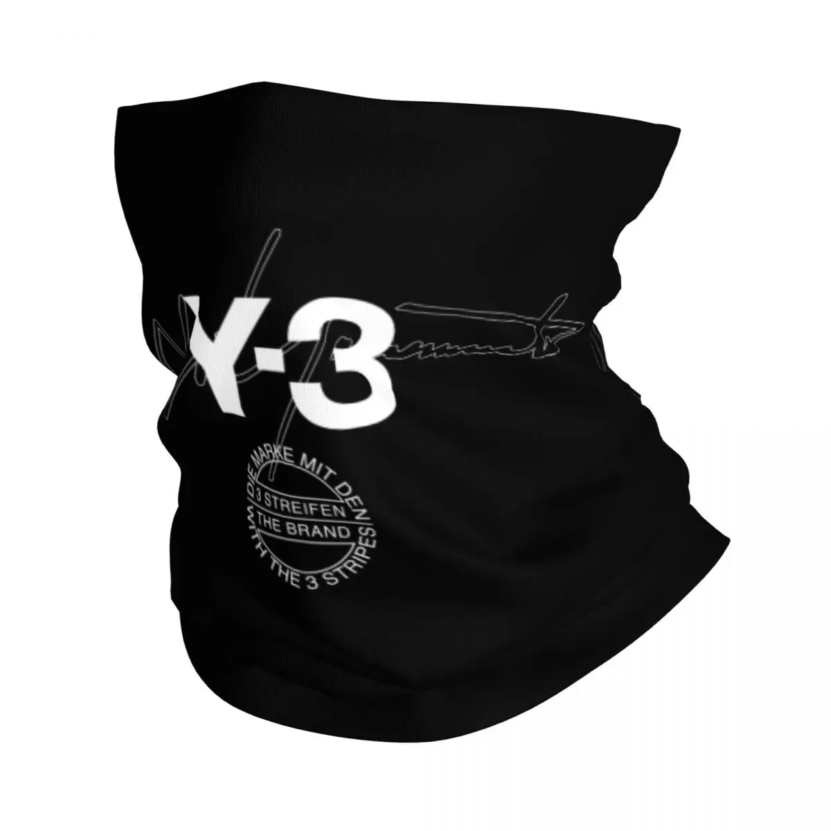

Бандана Y3 Yohji Yamamoto, Шейная Обложка, маска, шарф, многофункциональная Балаклава для спорта на открытом воздухе для мужчин и женщин, для взрослых