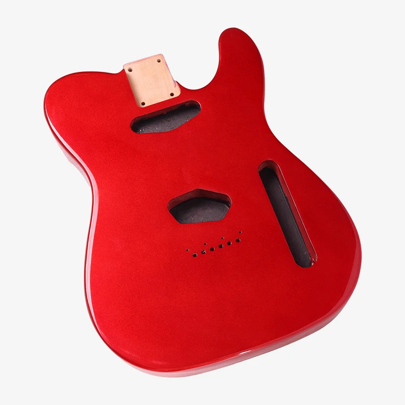 TL Guitar Body Alder Metal Red For Tele Style, Electric Guitar Replacement Building Kits and DIY