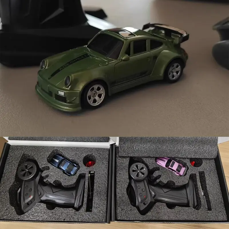 Children'S Desktop Remote Control Car Toy Stunt Remote Control Drift Car Rc Mini Racing 2.4g Simulation 911 Toy Model Boy Gift 3