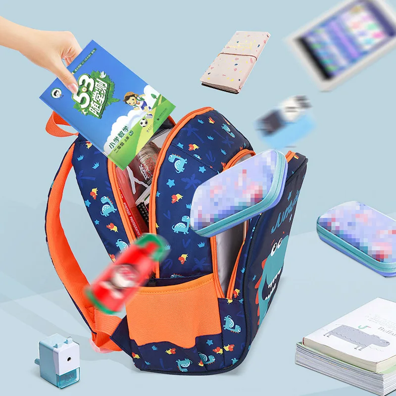 2022 New Dinosaur Unicorn Children Cute School Bags Boys Girls Anime Large Capacity Backpacks In Kindergarten Gift Hot