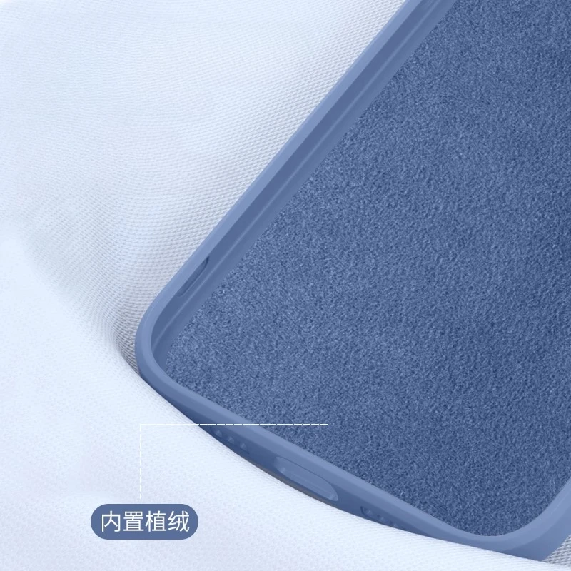Liquid Silicone Matte Shockproof Bumper Case with Strap - Durable Back Cover s