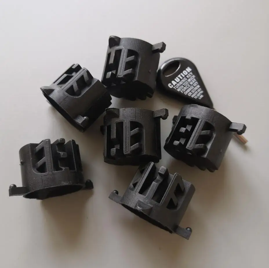 Plastic G5 surf fin box plastic black R&C surfboard fins base