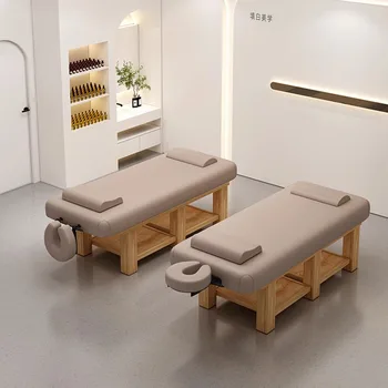 살롱 마사지 침대 스탠드 지지대 베개, 거치대 목 지지대 마사지 침대, 전문 다리 나무 다리 베개, 플리안트 카마 침대 테이블