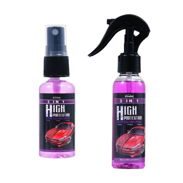 3-in-1-Hochschutz-Schnellbeschichtung Keramik beschichtung hydrophobes Auto-Nano-Reinigungs  beschichtung spray - AliExpress