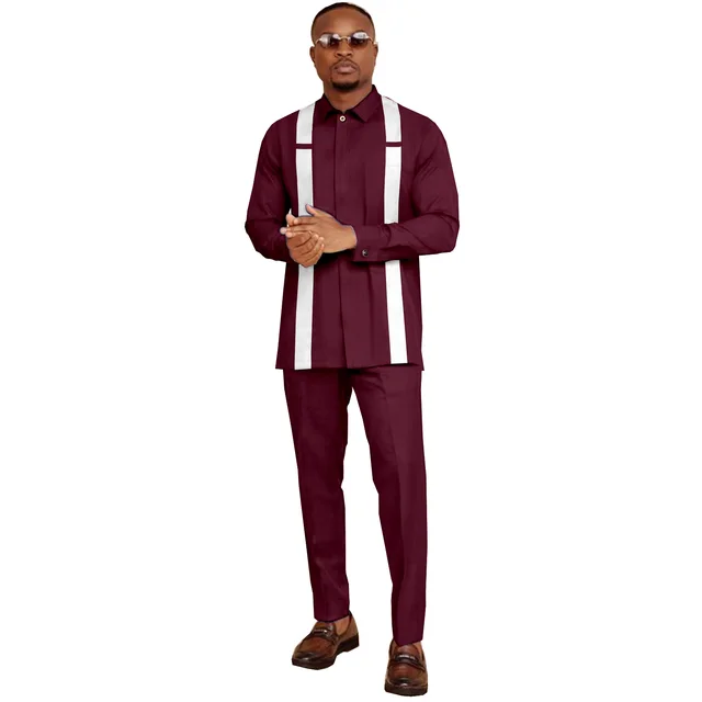 Segun Long Sleeve Dashiki Outfit - Image 4