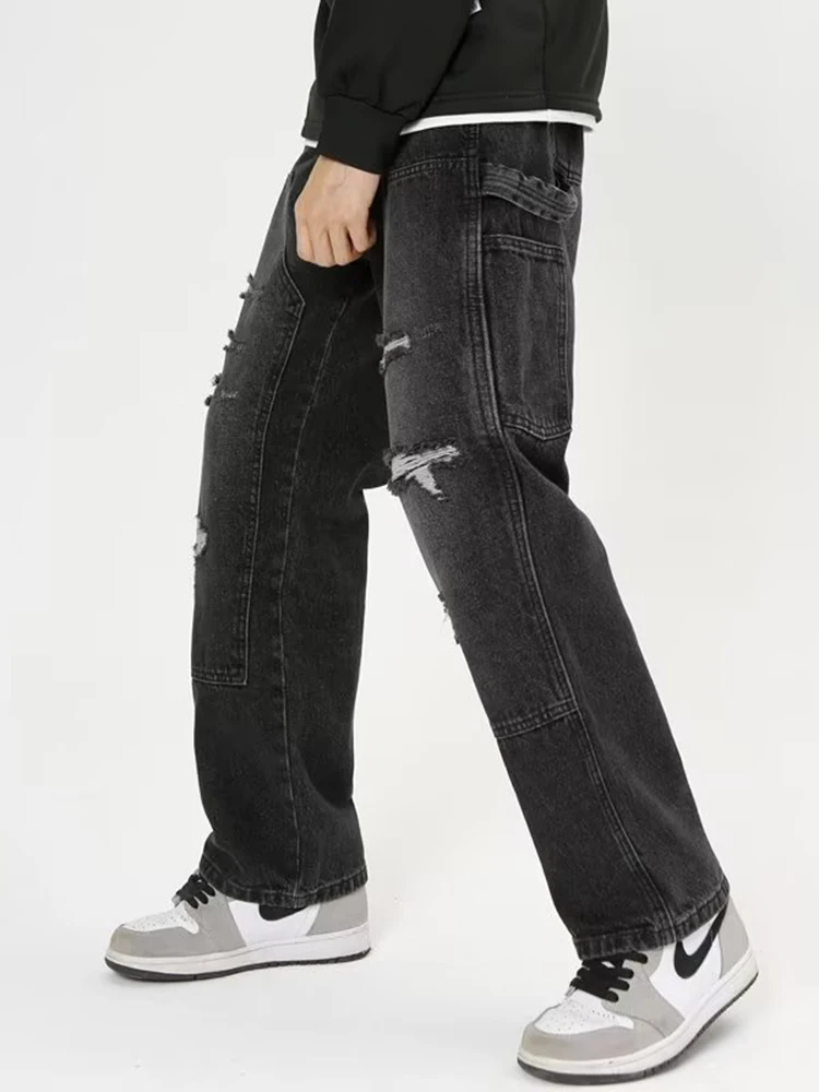 Рисунок 4 - Джинсы мужские рваные однотонные в стиле ретро