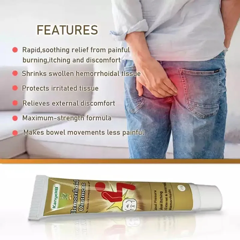 Medical Hemorrhoid Ointment Relieve Hemorrhoid Pain Anal Bleeding