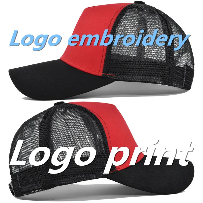 

Custom blank sports hiphop cap Curved brim baseball cap Unisex men casual leisrue mesh hats gorros with logo