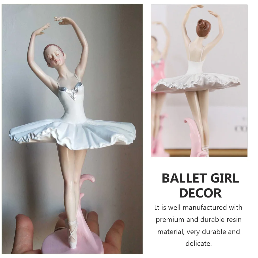 

1PC Creative Cabinet Crafts Decor Delicate Ballet Girl Ornament