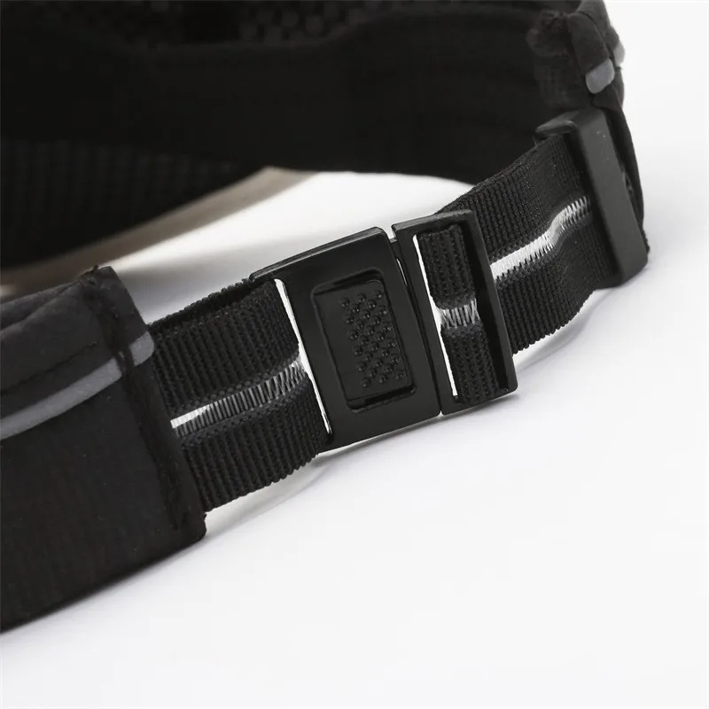 통기성 있는 선 바이저 모자 55-60cm 조절 가능한 헤드 와이드 브림 UV 차단 가볍고 빠른 건조 야외 스포츠 캐주얼웨어용