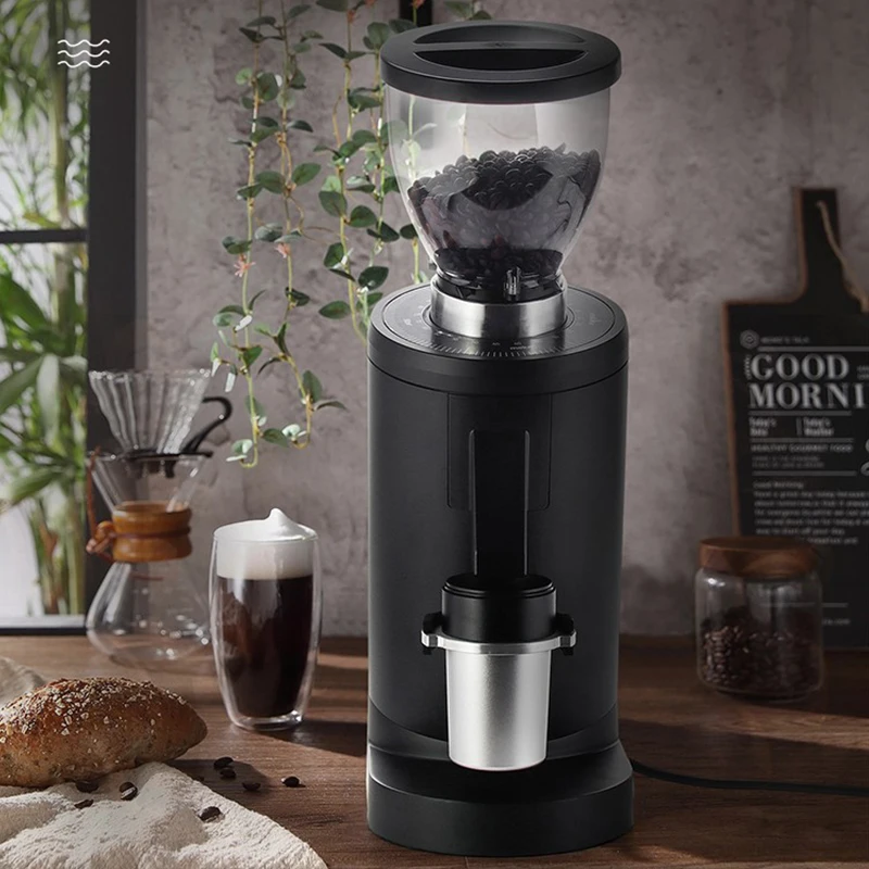 

225G Raccea DF83 Espresso Quantitative Grinder 83MM Burr Commercial Electric Coffee Bean Grinder Household Bean Beater 220V