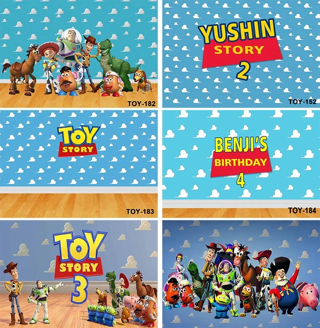 Toy Story anniversaire toile de fond, Toy Story Bannière danniversaire  personnalisée,Toy Story Fête de décoration personnalisée, Toy Story  anniversaire,Fichier numérique uniquement -  France