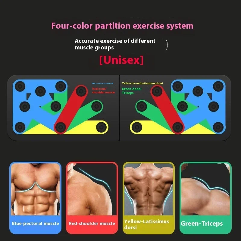 Portable Functional Training Push-up Board Home Gym Equipment Sports Bodybuilding Accessories Body Sculpting Strength Training