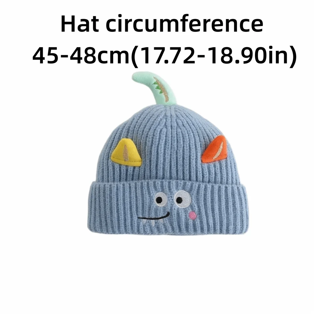 Knitted Baby Hats and Scarf Set for Kids