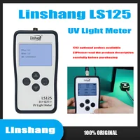 Linshang LS125 UV Light Meter Test Ultraviolet Power UV Intensity Energy for 365nm 395nm UVA LED UVB UVC Waterproof Sensor Probe 1