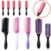 Detangling Hair Brush Denman Detangler Hairbrush Scalp Massager Straight Curly Wet Hair Comb For Women Home Salon Styling Tools 1