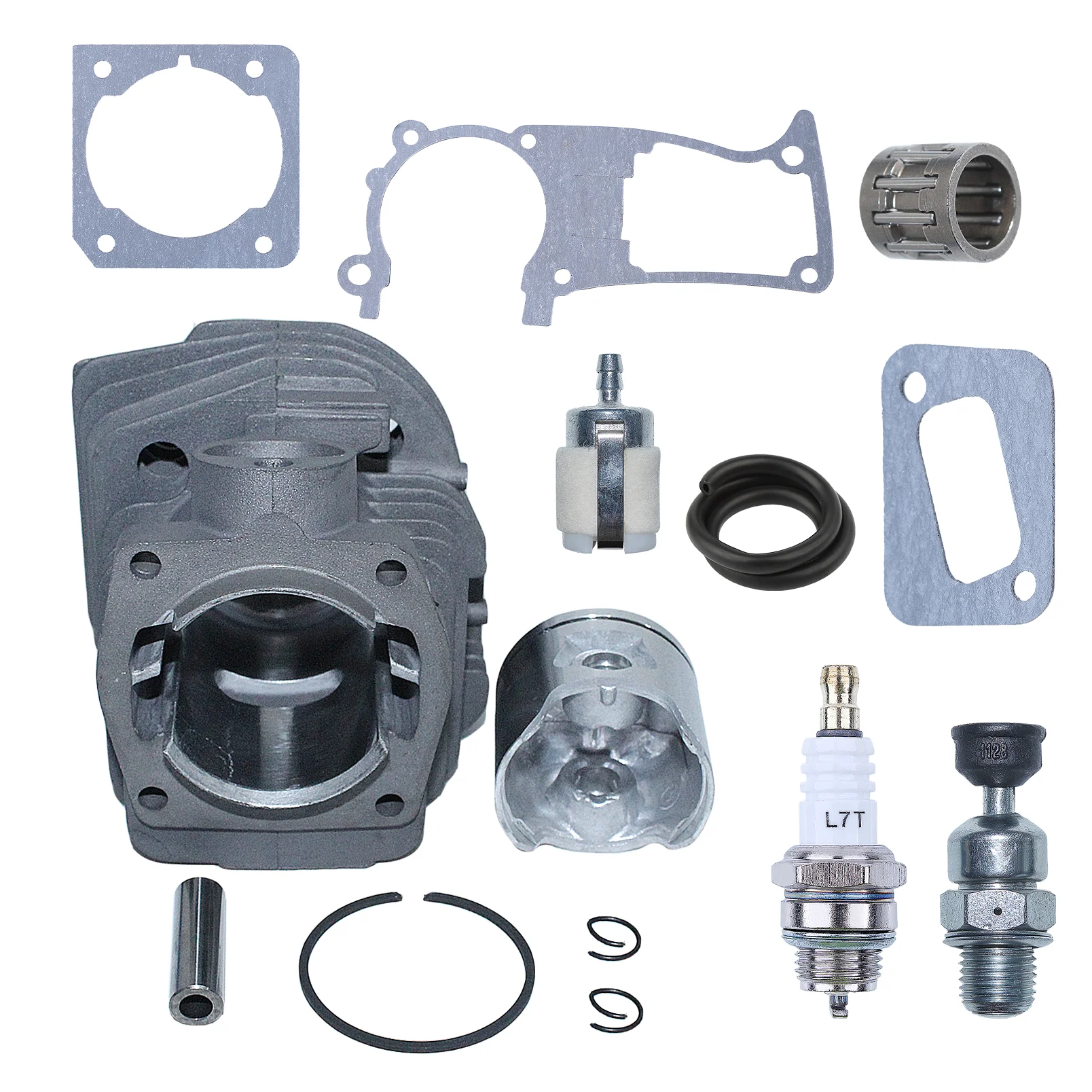 44mm Cylinder Piston Kit For Husqvarna 340 345 346XP 350 351 353 For Chainsaws 503869971 503 89 44-01 503 86 25-01 6