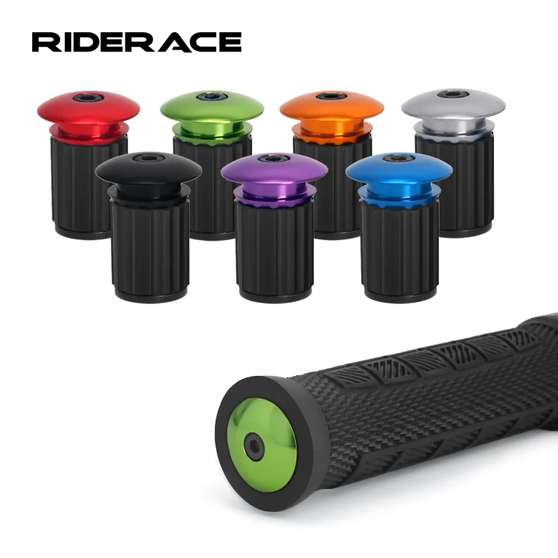 1PairBicycleHandlebarEndPlugsAluminumAlloyMultiColorMountain