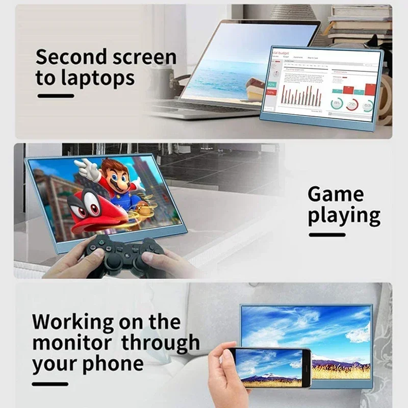 15.6 ޴  HDR FHD IPS USB-C C Ÿ HDMI  , Ʈ ޴ ڽ ġ PS4  ɾ, 144hz ֻ