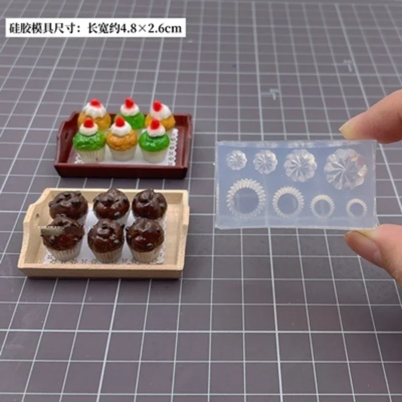 DIY Cupcake Holder Shaped Silicone Epoxy Resin Mold UV Mold