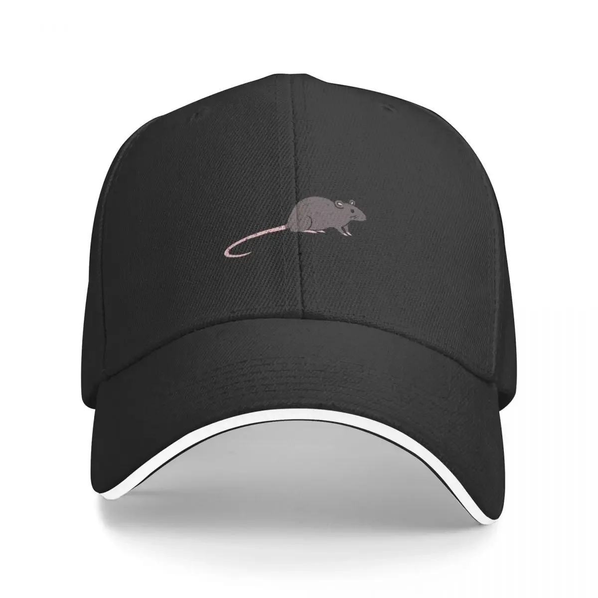 

Cute grey rat illustration Baseball Cap hard hat |-F-| Trucker Hats For Men Women's