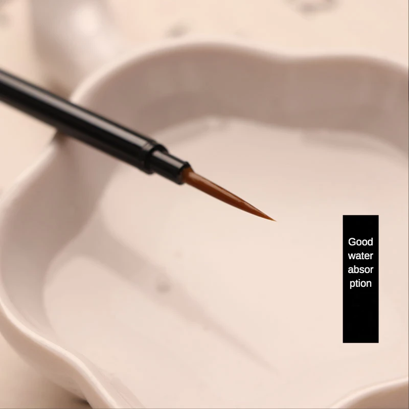 Paint Brushes 3pcs set nylon durable steel rod nail art hook pen stroke watercolor gouache oil painting acrylic nail art brush