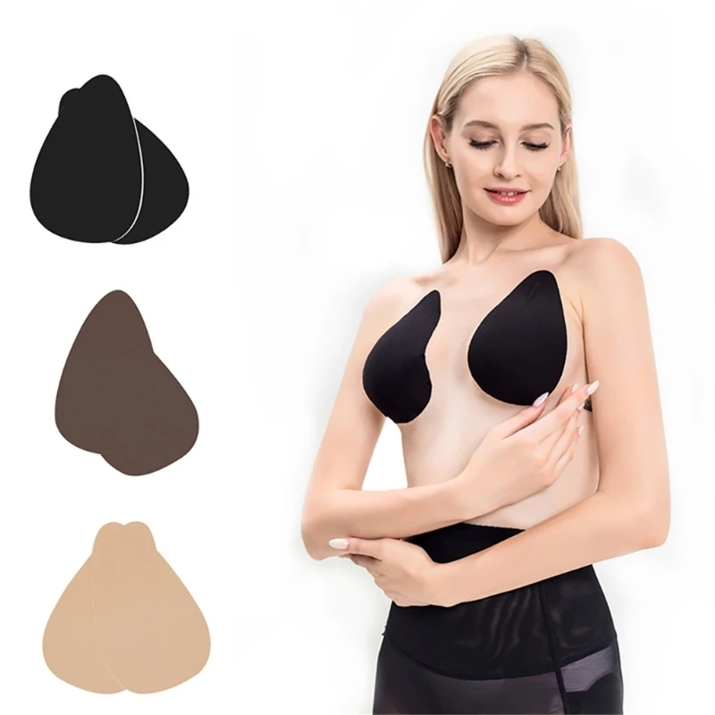 

Nipple Covers Lift,Breast Lift Petals Pasties Nipplecovers Strapless Backless Sticky Push up Bra Invisible Adhesive Bra