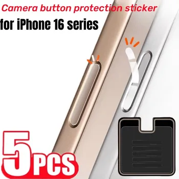 Vetro protettivo per pulsante fotocamera per iPhone 16 Pro Max 16Pro Plus Protezione colorata Adesivi antigraffio Accessori per telefono