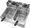 5000W Commercial Deep Fryer, 12L Electric Dual Tank Deep Fryer 3