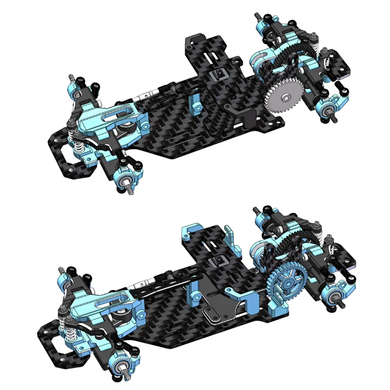 1/28 TG RACING Mosquito Rear-drive RC Drift Frame Car KIT – VAJJEXRC