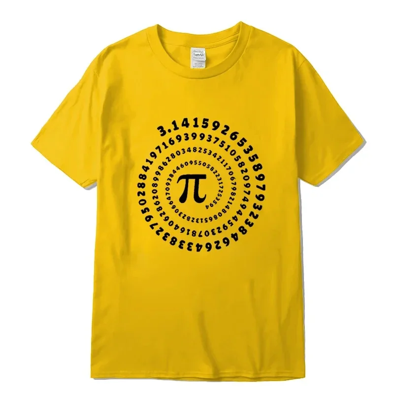 Math Pi Symbol Harajuku T-shirt Fashion women's oversized pattern T-shirt Women's top unisex T-shirt Chemise Homme 6