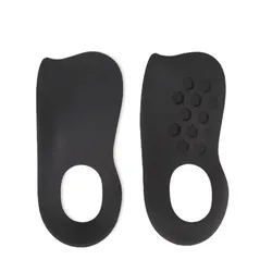 ComfortPlus Arch Support Insoles for Flat Feet and Plantar Relief - Unisex Shoe Inserts (Black(1 Pair))