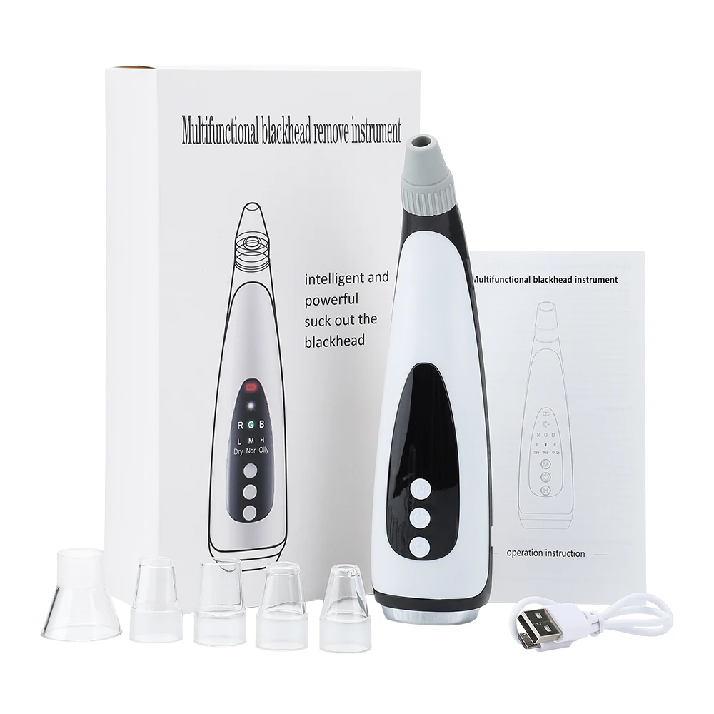 Electric Blackhead Remover Vacuum Acne Cleaner Black Spots Removal