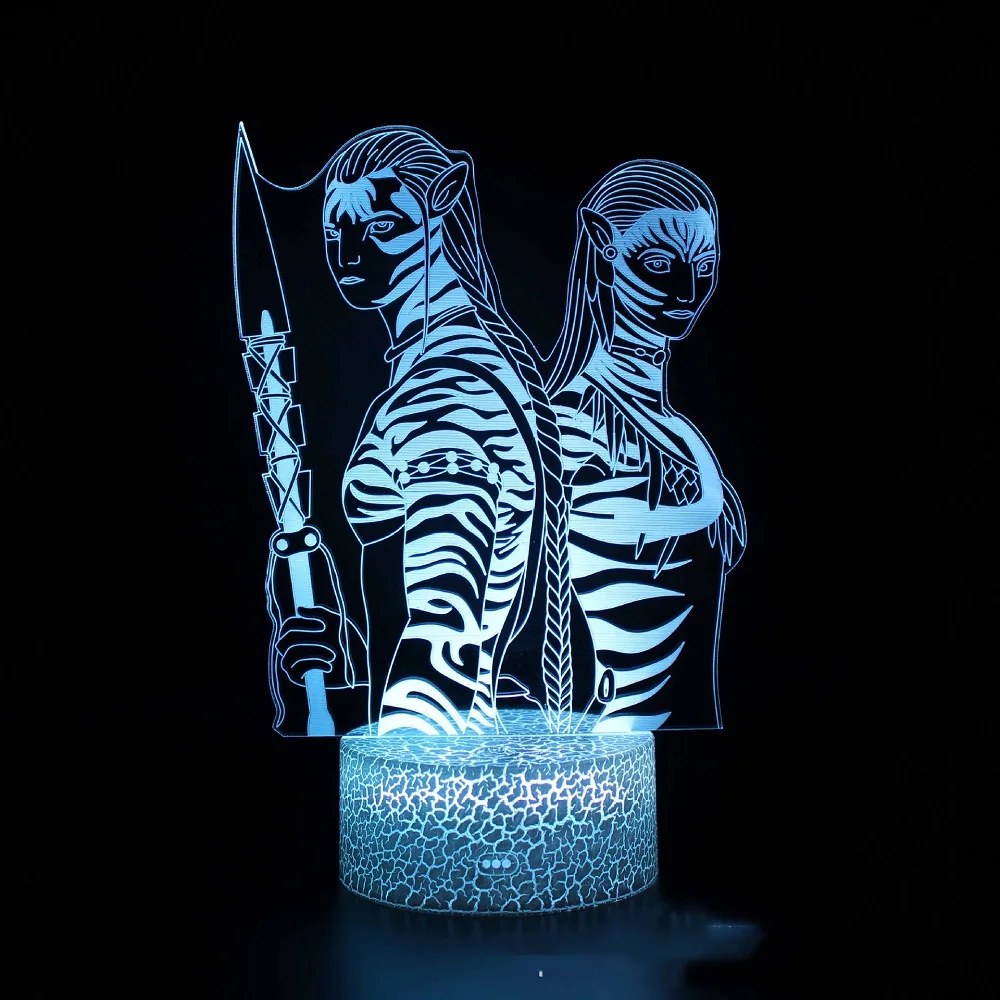 Lampada 3D Anime Demon Slayer Con Telecomando - 16 Colori, 2 Disegni, USB/Batteria, Idea Regalo Per Appassionati