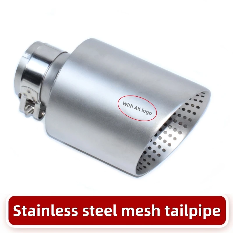 Universal Exhaust Pipe For Stainless Steel Car Exhaust System For Volkswagen GTI MK7 Golf7 Nozzle 60MM 63mm Muffler Tip exhaust muffler tip exhaust pipe muffler exhaust trim pipe