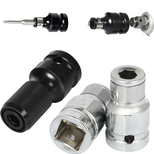 1pcs Drill Socket Adapter 1 2
