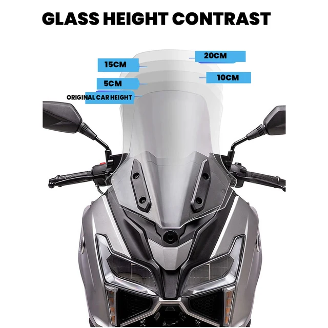 Paramani Per Moto Lo&ncin Vo&ge SR1 ADV 2024 – Protezioni In ABS Per Manubrio, Scudo Antivento E Antiurto, Kit Completo Sinistro E Destro