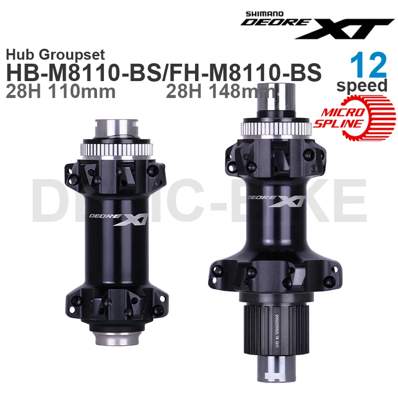 Shimano FH-M8110 Deore XT ハブ ブースト DEORE XT リアフリーハブ 142x12 mm E-スルー MICRO SPLINE 12