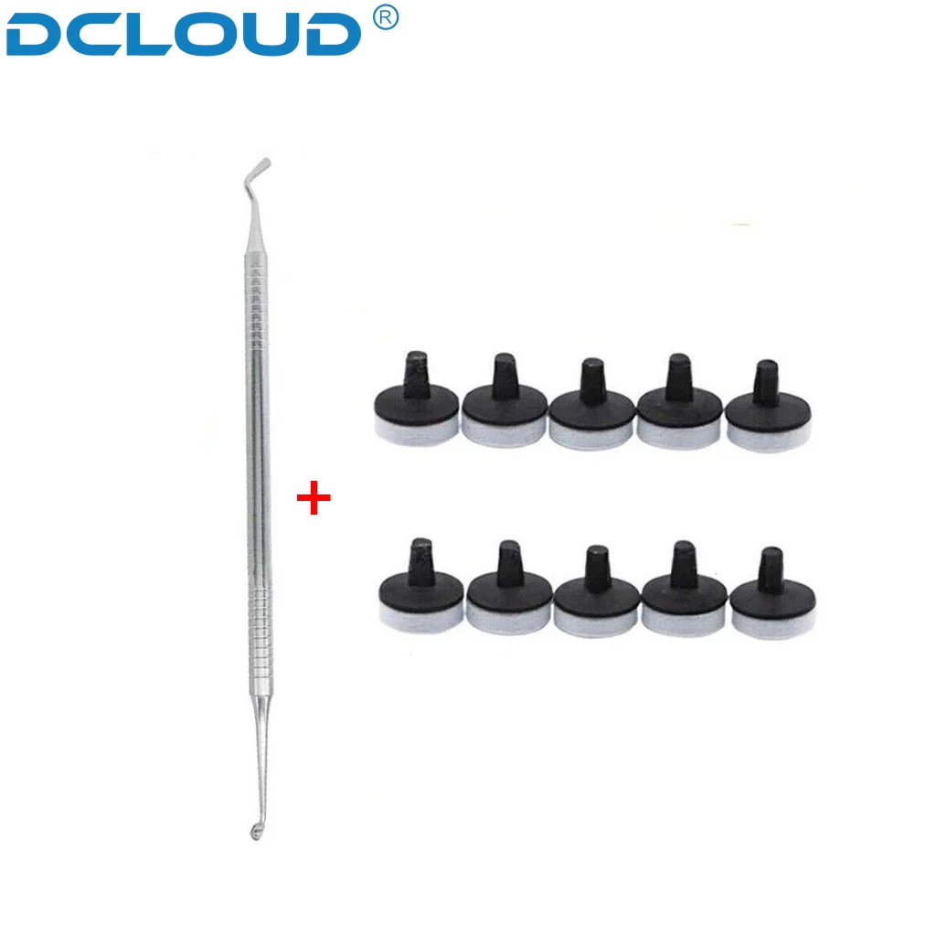 Dental Resin Filling & Molding Kit with Veneer Foam Pads & Composite Spatula Handle